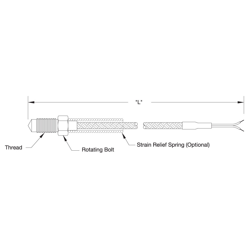 Style TNW Nozzle Thermocouples